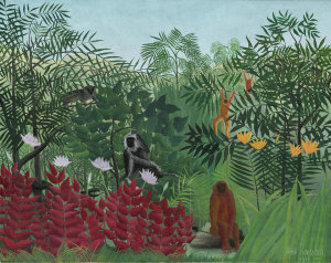 Henri Rousseau - Tropical Forest with Monkeys, 1910