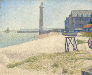 Georges Seurat - The Lighthouse at Honfleur, 1886