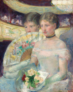 Mary Cassatt - The Loge, c. 1878-1880