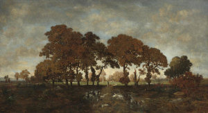 Théodore Rousseau - After the Rain, c. 1850