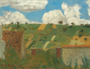 Edouard Vuillard - Landscape of the Ile-de-France, c. 1894