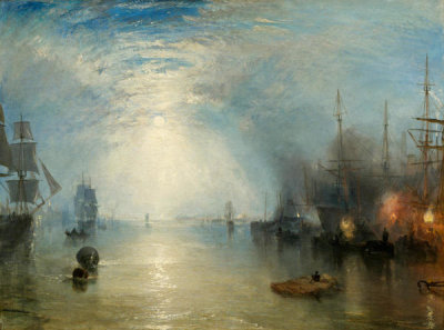 Joseph Mallord William Turner - Keelmen Heaving in Coals by Moonlight, 1835