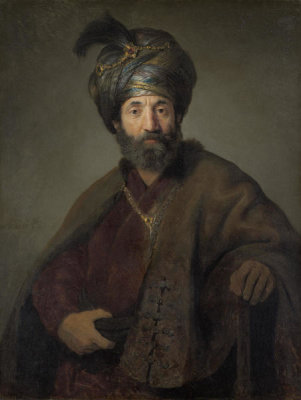 Rembrandt van Rijn - Man in Oriental Costume, c. 1635