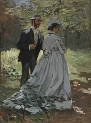 Claude Monet - Bazille and Camille (Study for "Déjeuner sur l'Herbe"), 1865