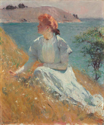 Frank Weston Benson - Margaret ("Gretchen") Strong, 1909